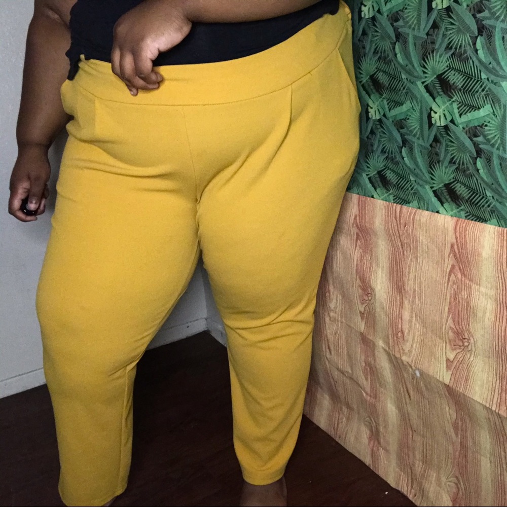 Mustard Yellow Dress Pants